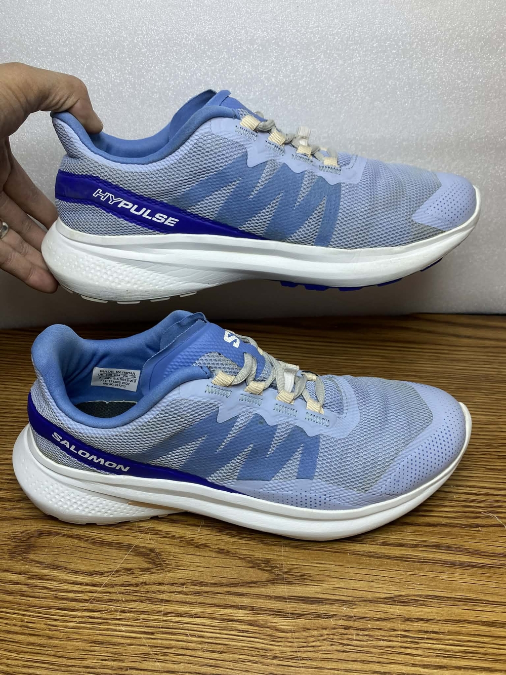 Salomon Hypulse Womens Shoes Size 8.5M Athletic Art No. 417213  Blue Sneakers